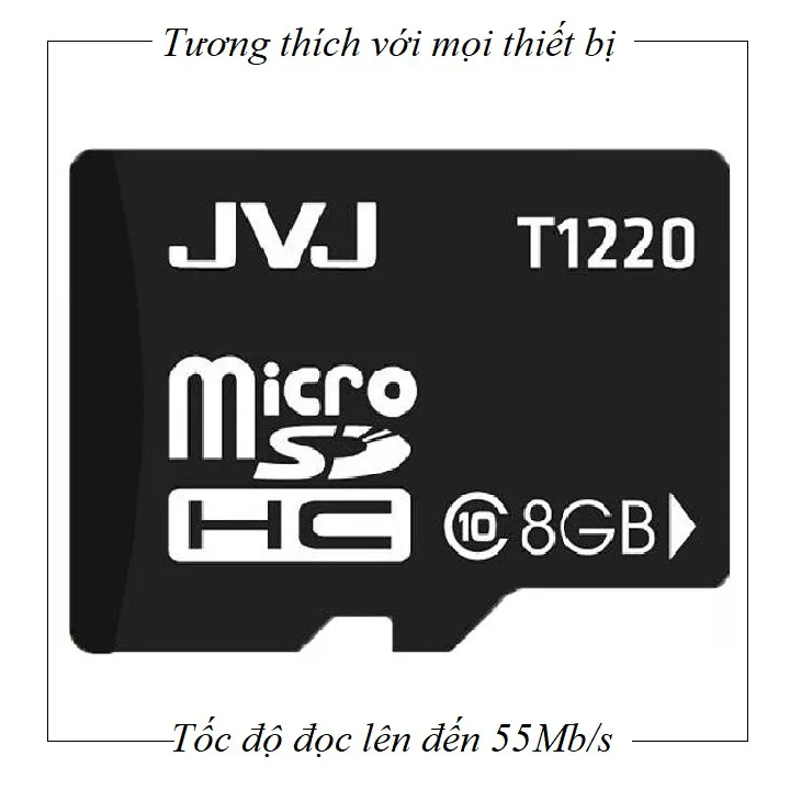Ảnh Thẻ nhớ JVJ 8G C10 tốc độ cao microSDHC 4