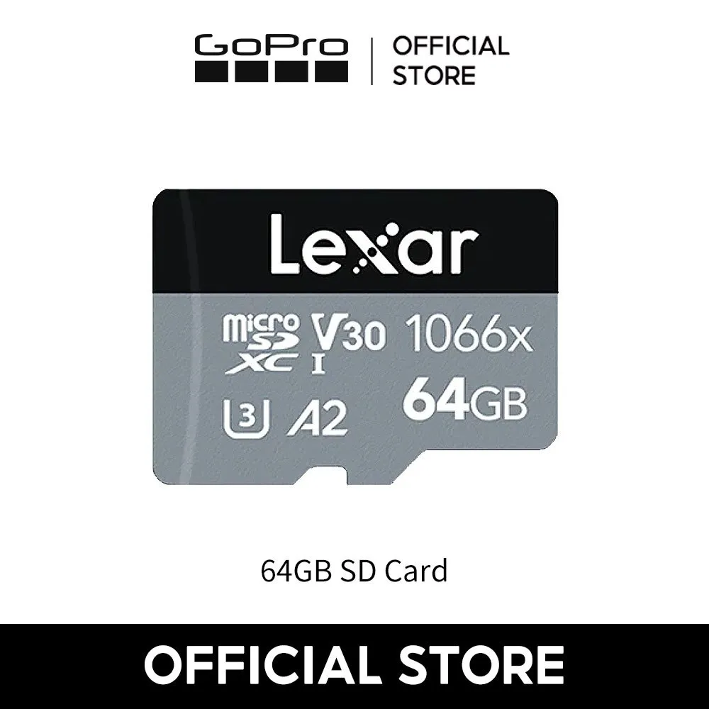 Ảnh Thẻ nhớ Lexar 64GB 128GB tương thích với GoPro Hero13/12/11/10/9 Black 1066x SDXC V30 UHS-I A2 U3 1