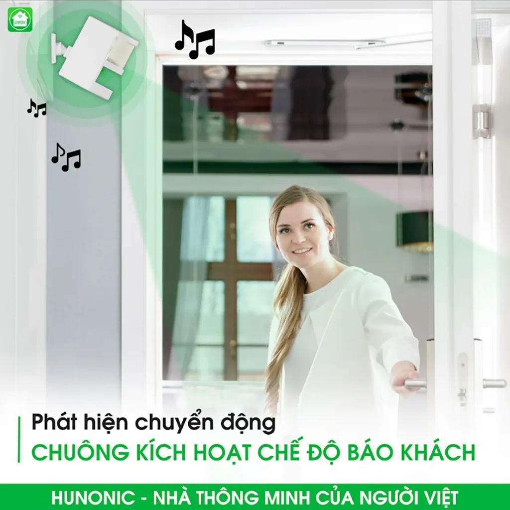 Ảnh Thiết Bị Chống Trộm Và Báo Khách Đa Năng Hunonic CT01, Gửi Thông Báo Về Điện Thoại - HNCT01 2
