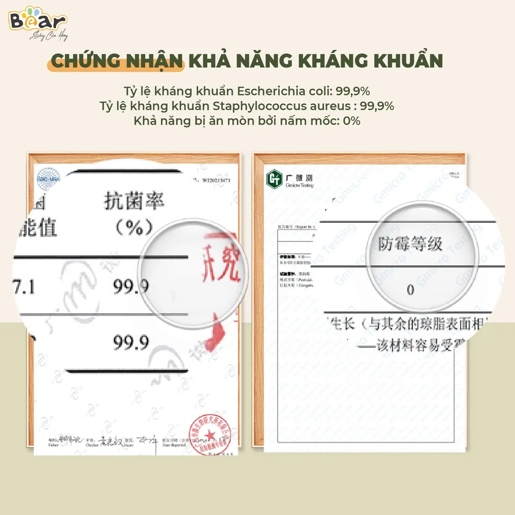 Ảnh Thớt Bear Cao Cấp Chống Khuẩn Chất Liệu An Toàn Bề Mặt Chống Trượt Dễ Vệ Sinh Dùng Nhà Bếp CX-E0023 3