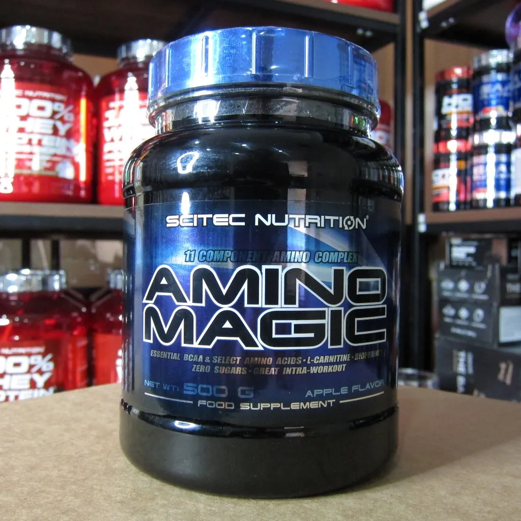 Ảnh Thực phẩm bổ sung  Axit amin | AMINO MAGIC 500G APPLE - Bảo vệ, phục hồi và phát triển cơ tốt nhất | SCITEC NUTRITION 2