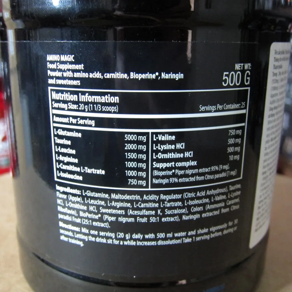 Ảnh Thực phẩm bổ sung  Axit amin | AMINO MAGIC 500G APPLE - Bảo vệ, phục hồi và phát triển cơ tốt nhất | SCITEC NUTRITION 3
