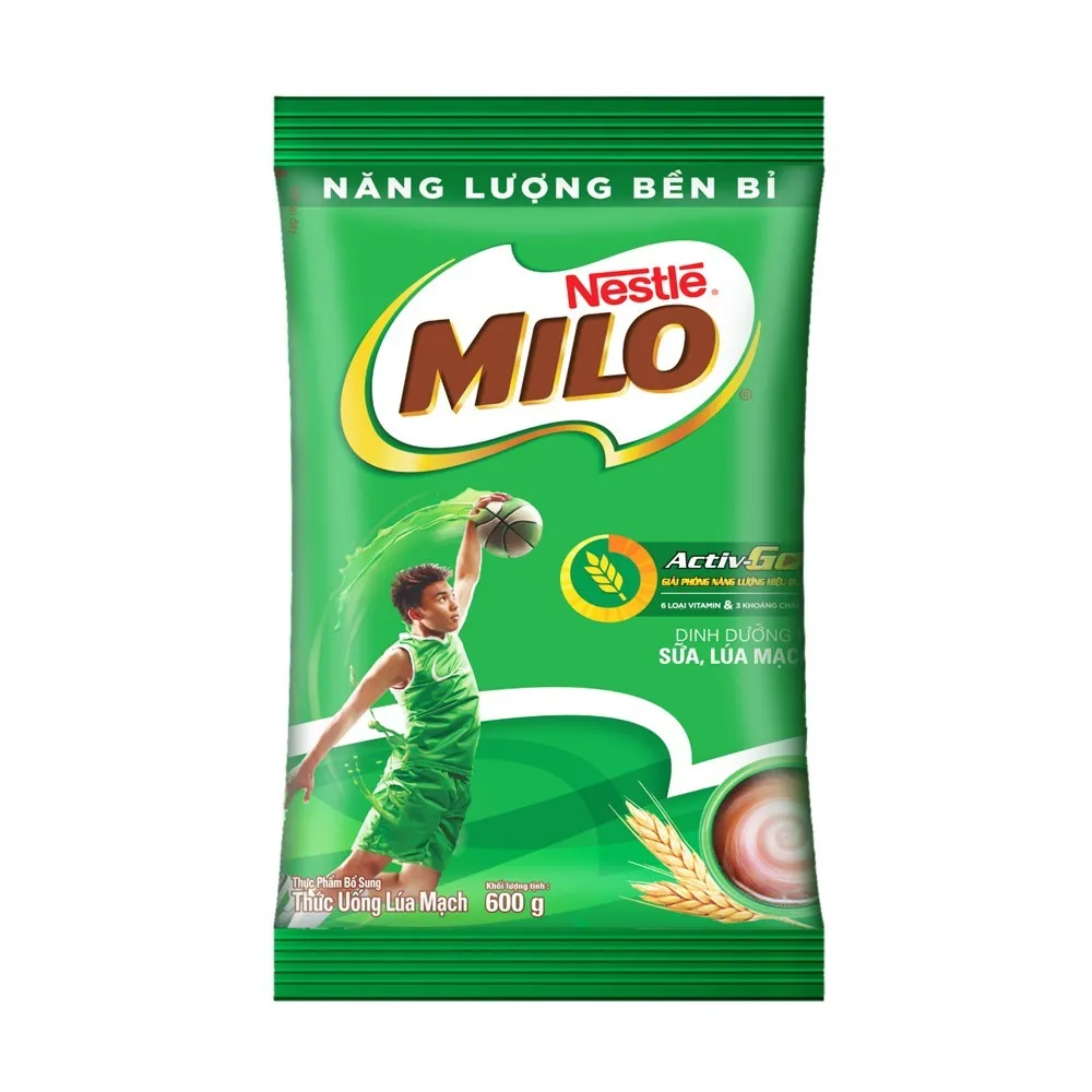 Ảnh Thực phẩm bổ sung thức uống lúa mạch Nestlé Milo 600g 4