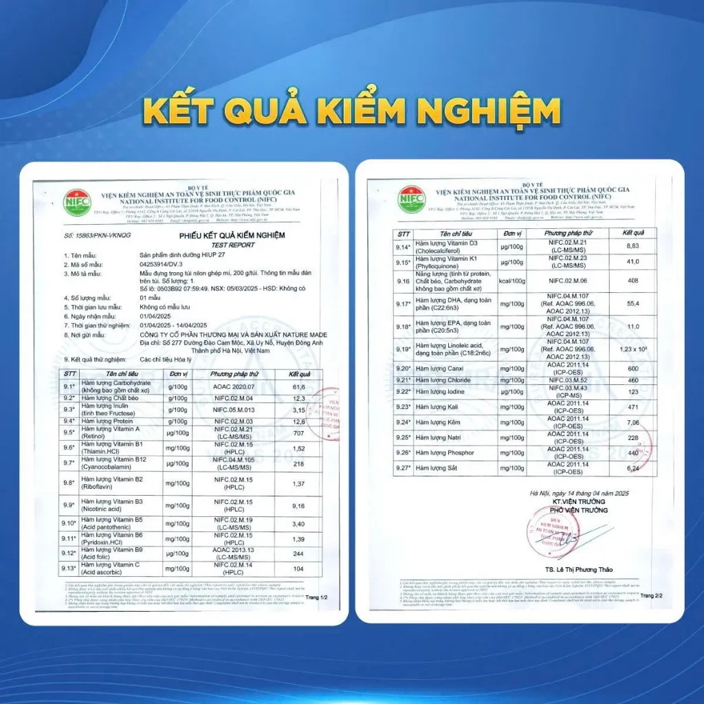 Ảnh Thực Phẩm Dinh Dưỡng Hiup Tăng Chiều Cao - MUA 3 TẶNG 2 (1 HIUP 420g VÀ 1 D3K2) Cho Trẻ 2-15 Tuổi Từ Hoa Kỳ - Lon 650g 4