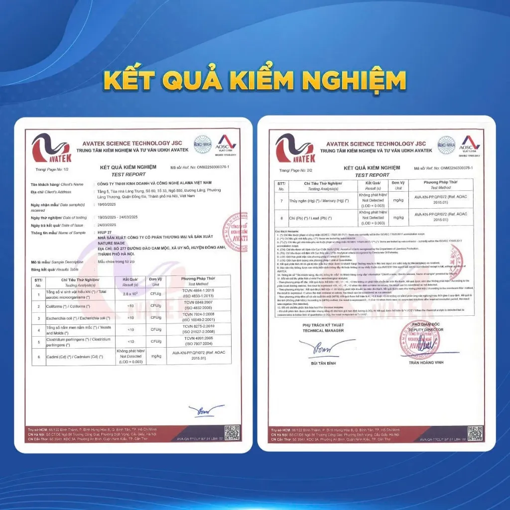 Ảnh Thực Phẩm Dinh Dưỡng Hiup Tăng Chiều Cao - COMBO 4 TẶNG 2, Tăng Cân Cho Trẻ 2-15 Tuổi Nguyên Liệu Hoa Kỳ 3