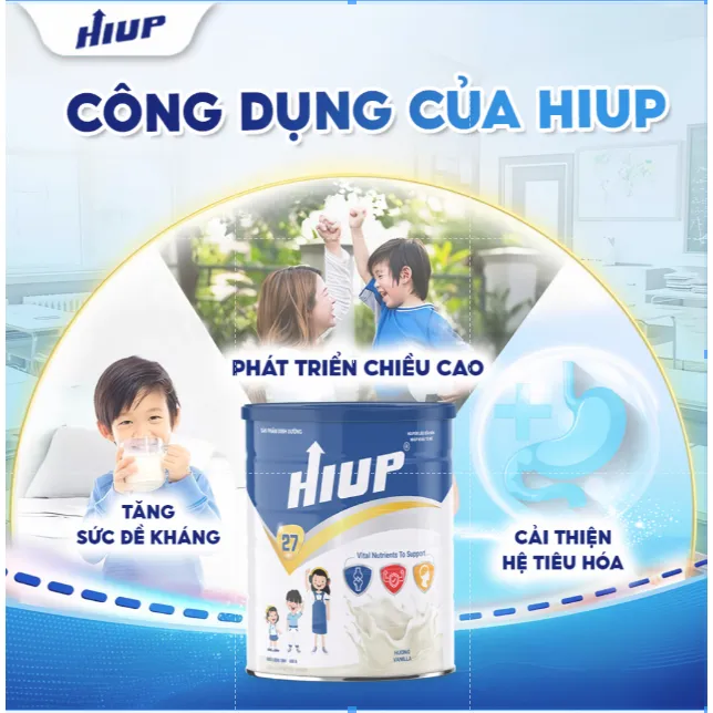 Ảnh Thực phẩm dinh dưỡng tăng chiều cao cho trẻ HIUP Combo 2 hộp 2