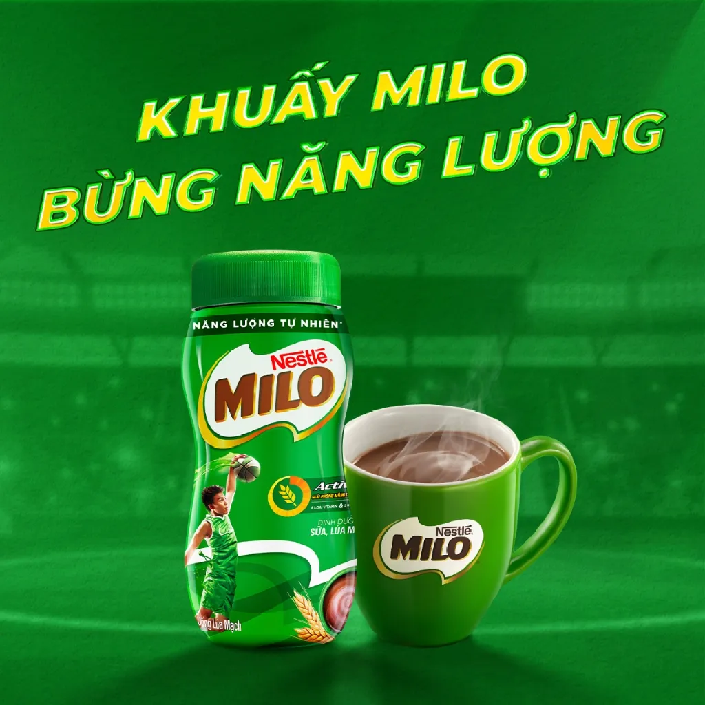 Ảnh Thức uống lúa mạch Nestlé Milo nguyên chất 400g (hũ nhựa) 2