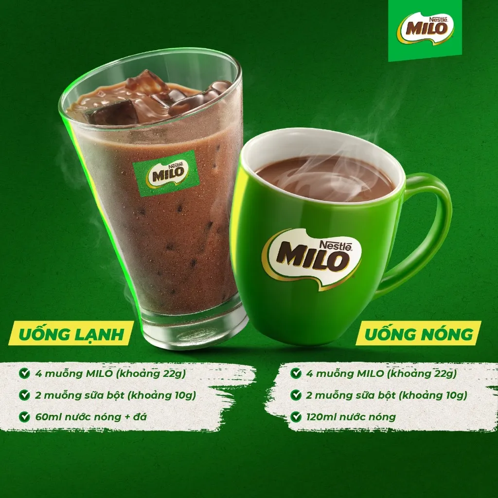 Ảnh Thức uống lúa mạch Nestlé Milo nguyên chất 400g (hũ nhựa) 4