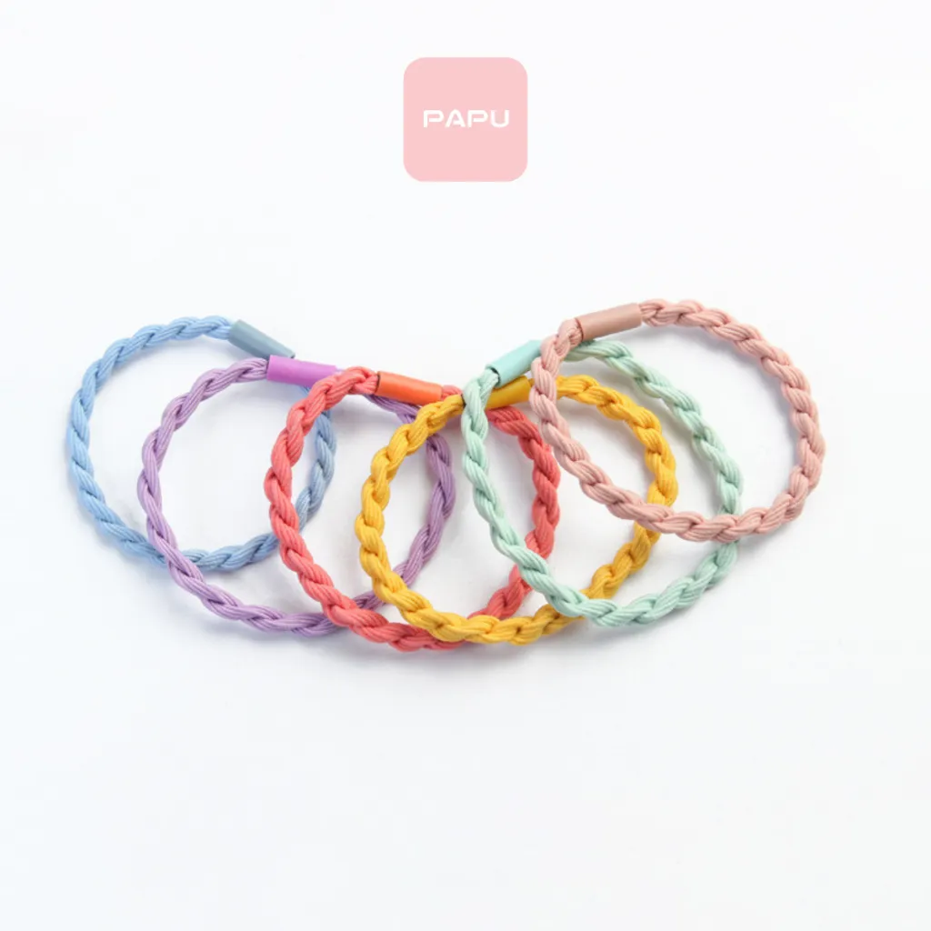 Ảnh Thun Cột Tóc ( 1 Thun ) , Chun Cột Tóc PAPU 1