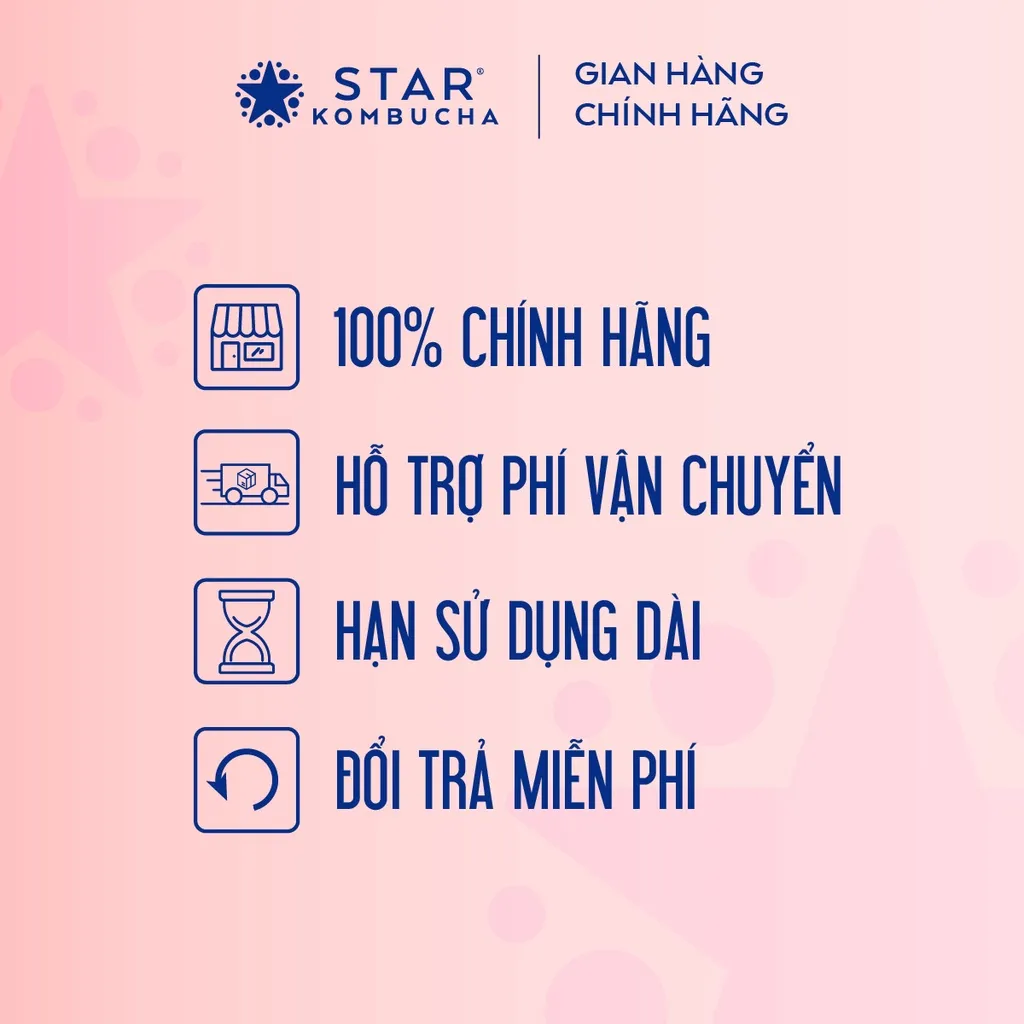 Ảnh Thùng 12 lon trà STAR KOMBUCHA Ổi Hồng / Pink Guava (250ml/lon) 3