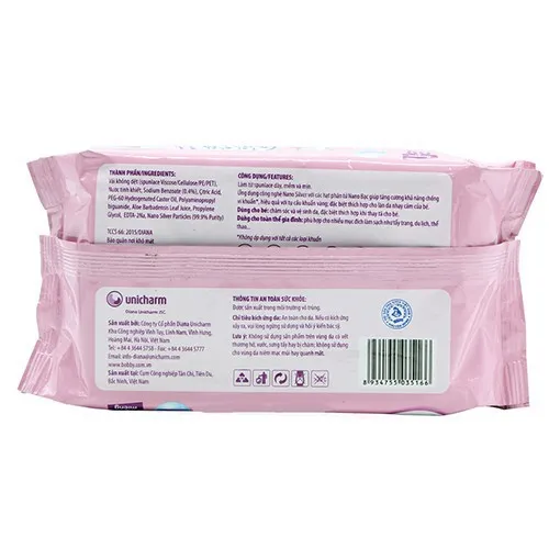 Ảnh Thùng 16 Gói Khăn ướt Bobby Care hương thơm nhẹ nhàng 100 miếng/gói (Hồng) 4