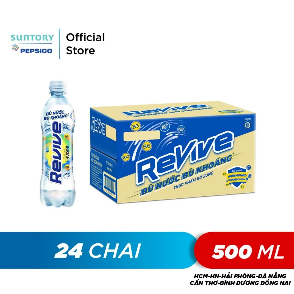 Ảnh Thùng 24 Chai Nước Giải Khát Revive (500ml/chai) 2