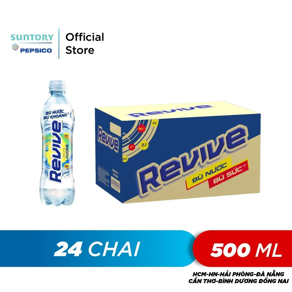 Ảnh Thùng 24 Chai Nước Giải Khát Revive (500ml/chai) 3