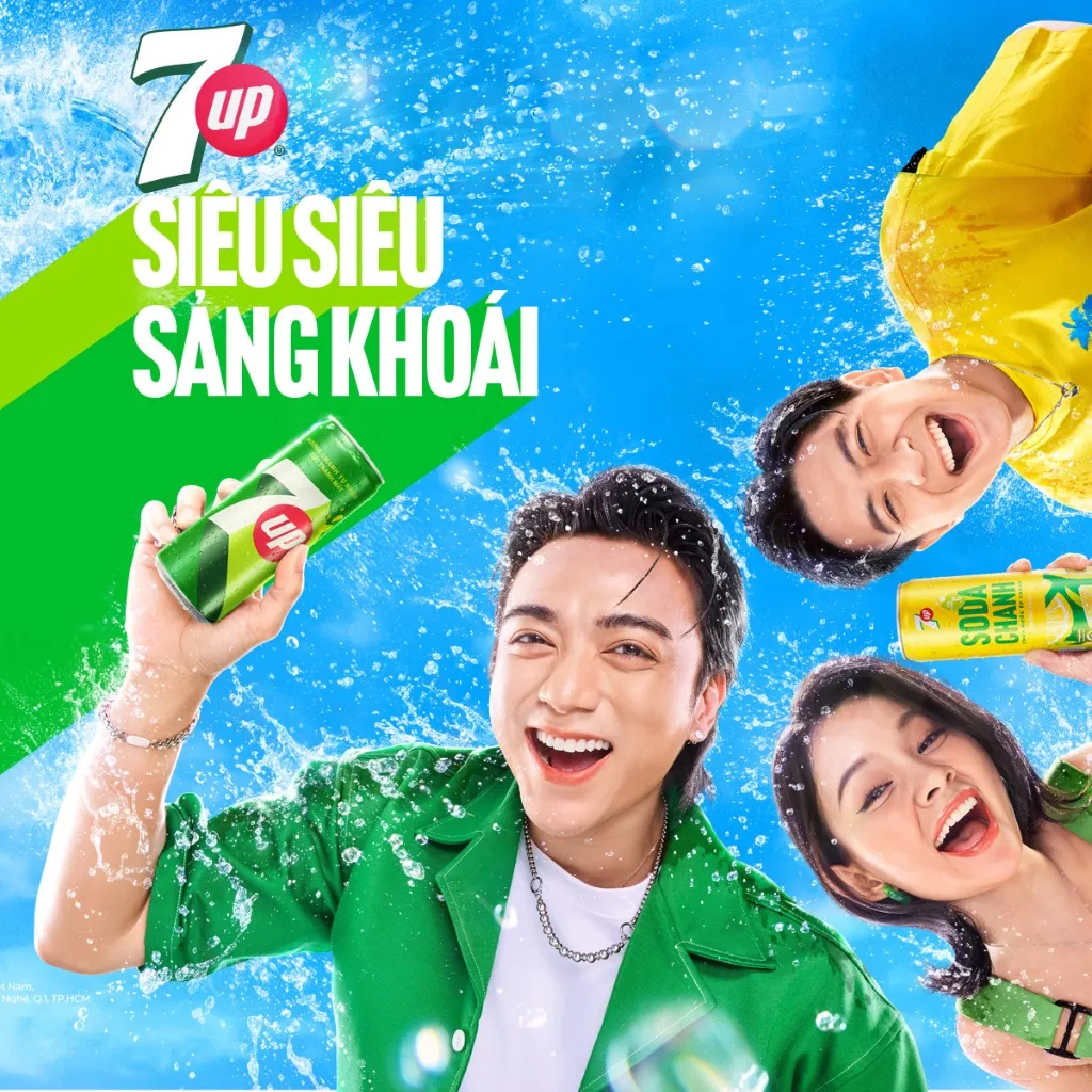 Ảnh Thùng 24 Chai Nước Ngọt Có Gaz 7Up (390ml/chai) 4