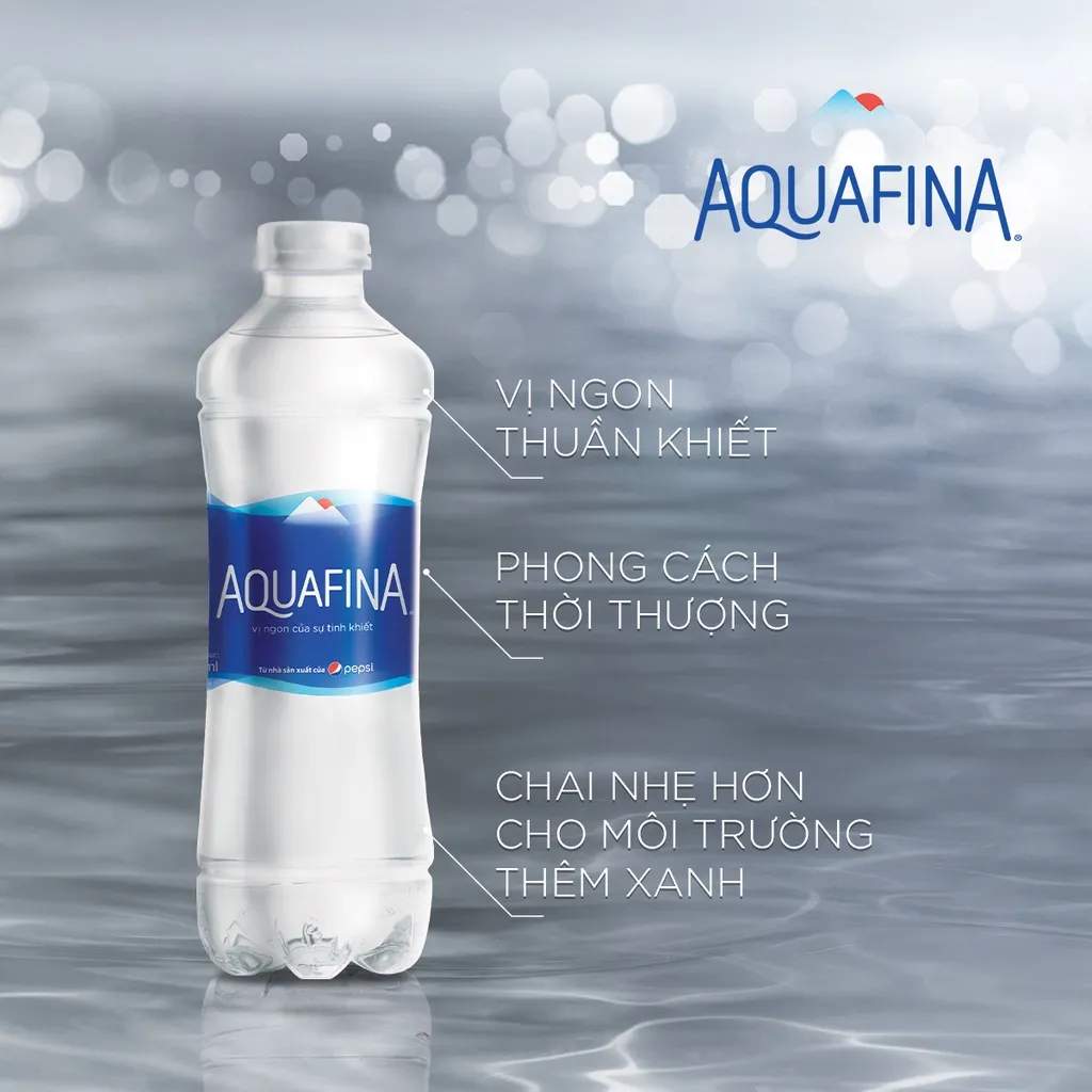 Ảnh Thùng 28 Chai Nước tinh khiết Aquafina (500ml/chai) 3
