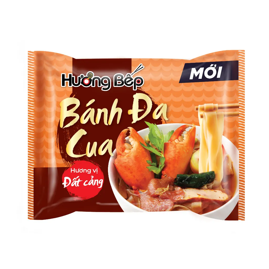 Ảnh Thùng 30 gói Bánh Đa Cua Hương Bếp 60gr/gói 2