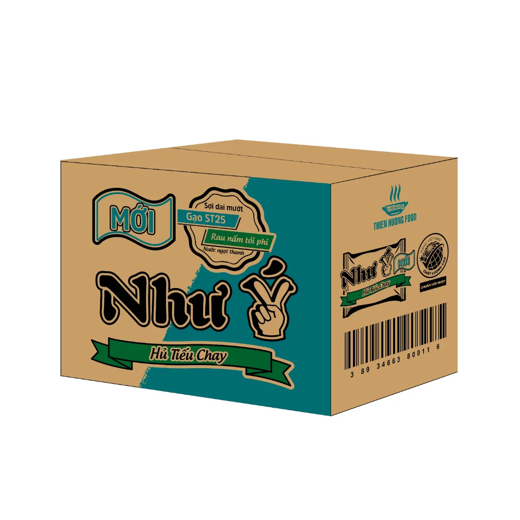 Ảnh Thùng 30 gói Hủ Tiếu Như Ý Chay 60g/ gói 4