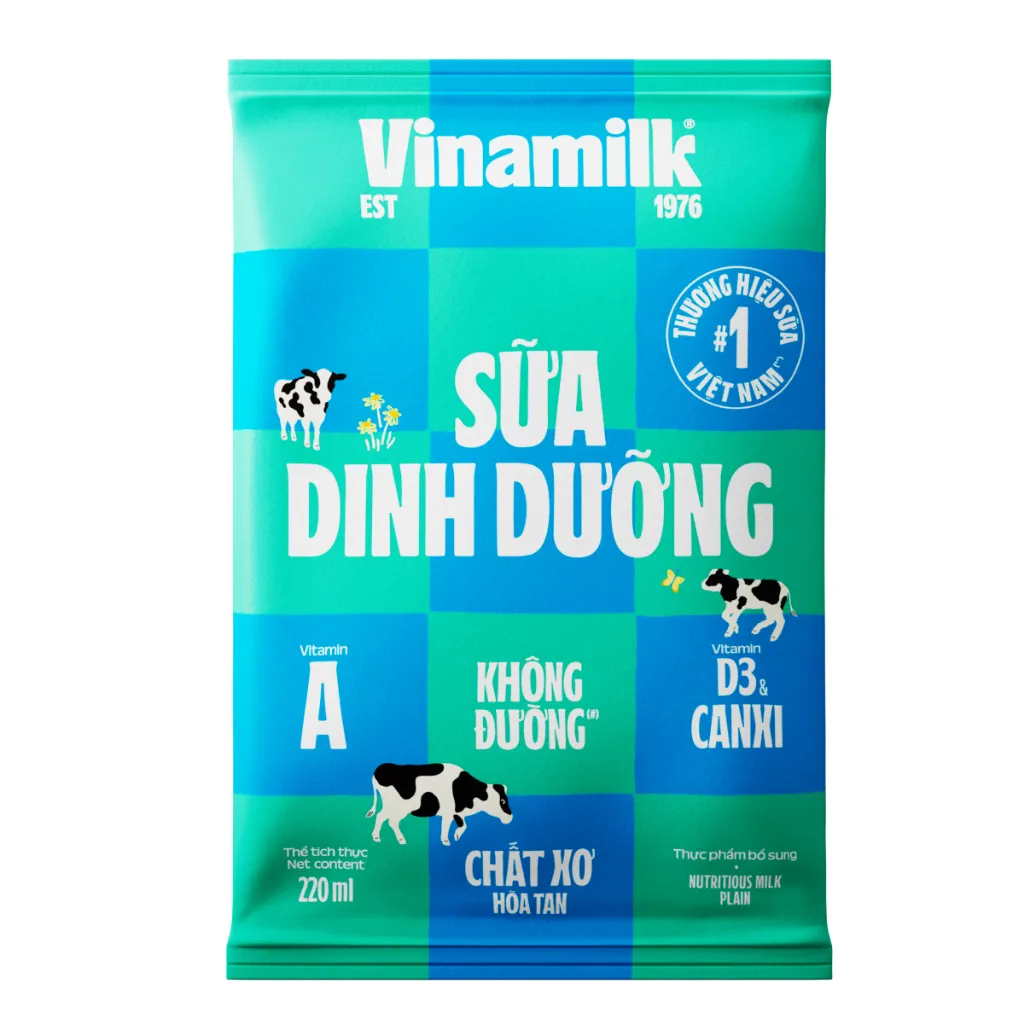 Ảnh Thùng 48 Bịch Sữa dinh dưỡng Vinamilk không đường 220ml 2