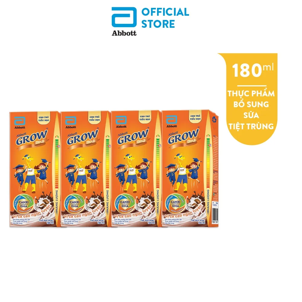 Ảnh Thùng 48 hộp Abbott Grow Gold Cacao 180ml/hộp 2