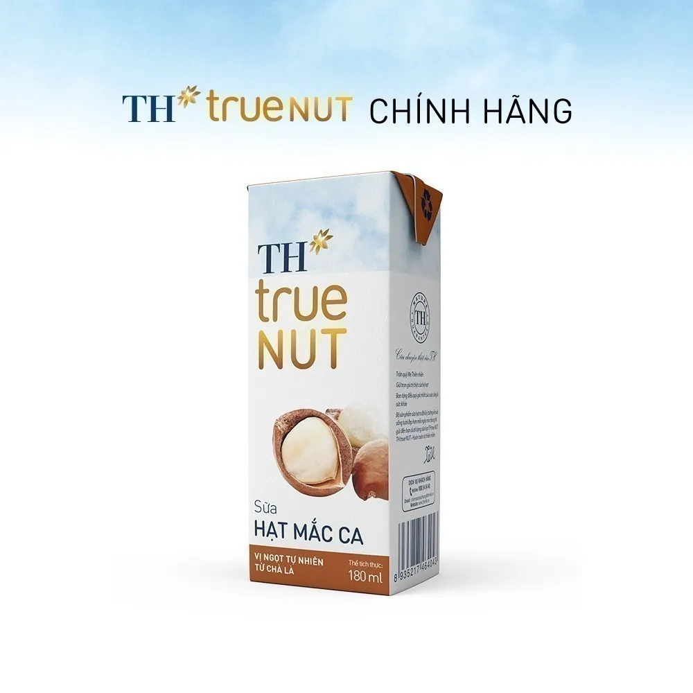 Ảnh Thùng 48 Hộp Sữa Hạt Mắc Ca TH true NUT milk 180ml (48 Hộp) 2