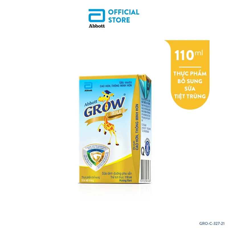 Ảnh Thùng 48 hộp Sữa nước Abbott Grow Gold 110ml/hộp 1