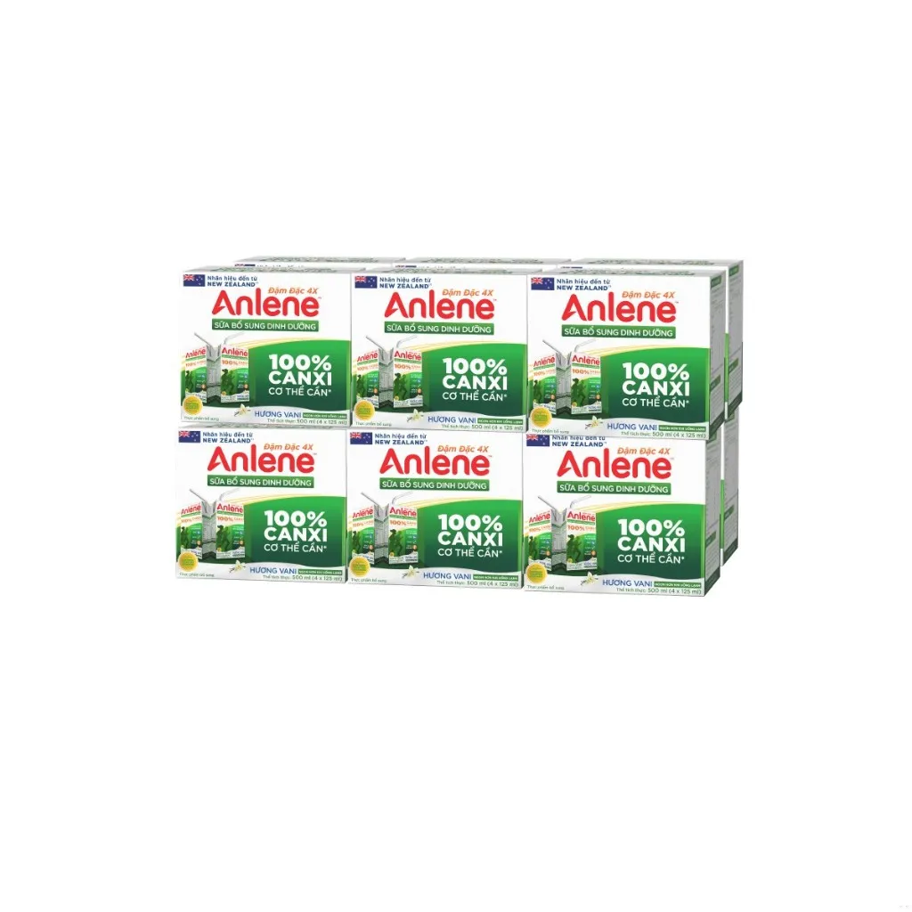 Ảnh Thùng 48 hộp sữa nước Anlene hương Vani đậm đặc ít béo 125ml 1