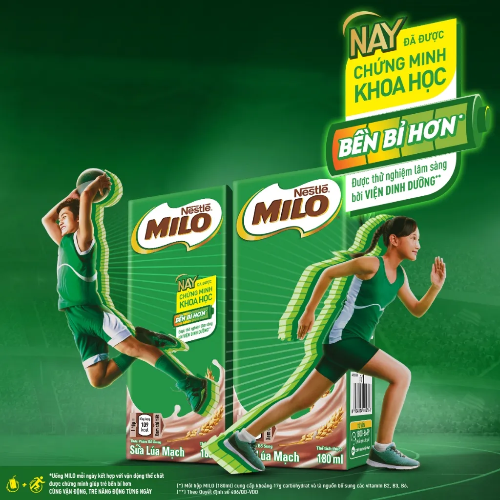 Ảnh Thùng 48 hộp sữa nước Nestle Milo 180ml/ hộp 4