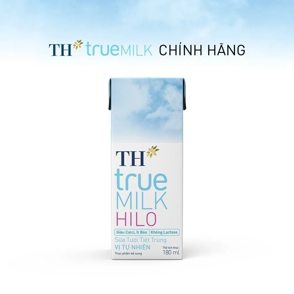 Ảnh Thùng 48 hộp sữa tươi tiệt trùng TH true MILK HILO vị tự nhiên 180 ml (180 ml x 48) 2