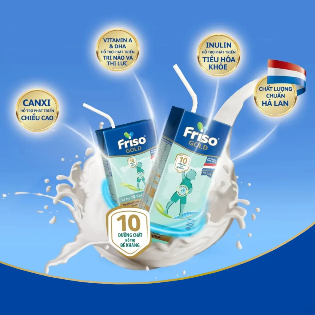 Ảnh Thùng 48 hộp Sữa uống dinh dưỡng Friso Gold (110ml/hộp) 3
