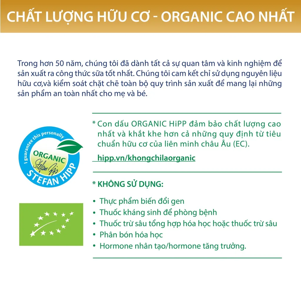 Ảnh Thùng 6 lon Sữa bột công thức HiPP 3 Organic Combiotic 800g (6 lon x 800g) 2