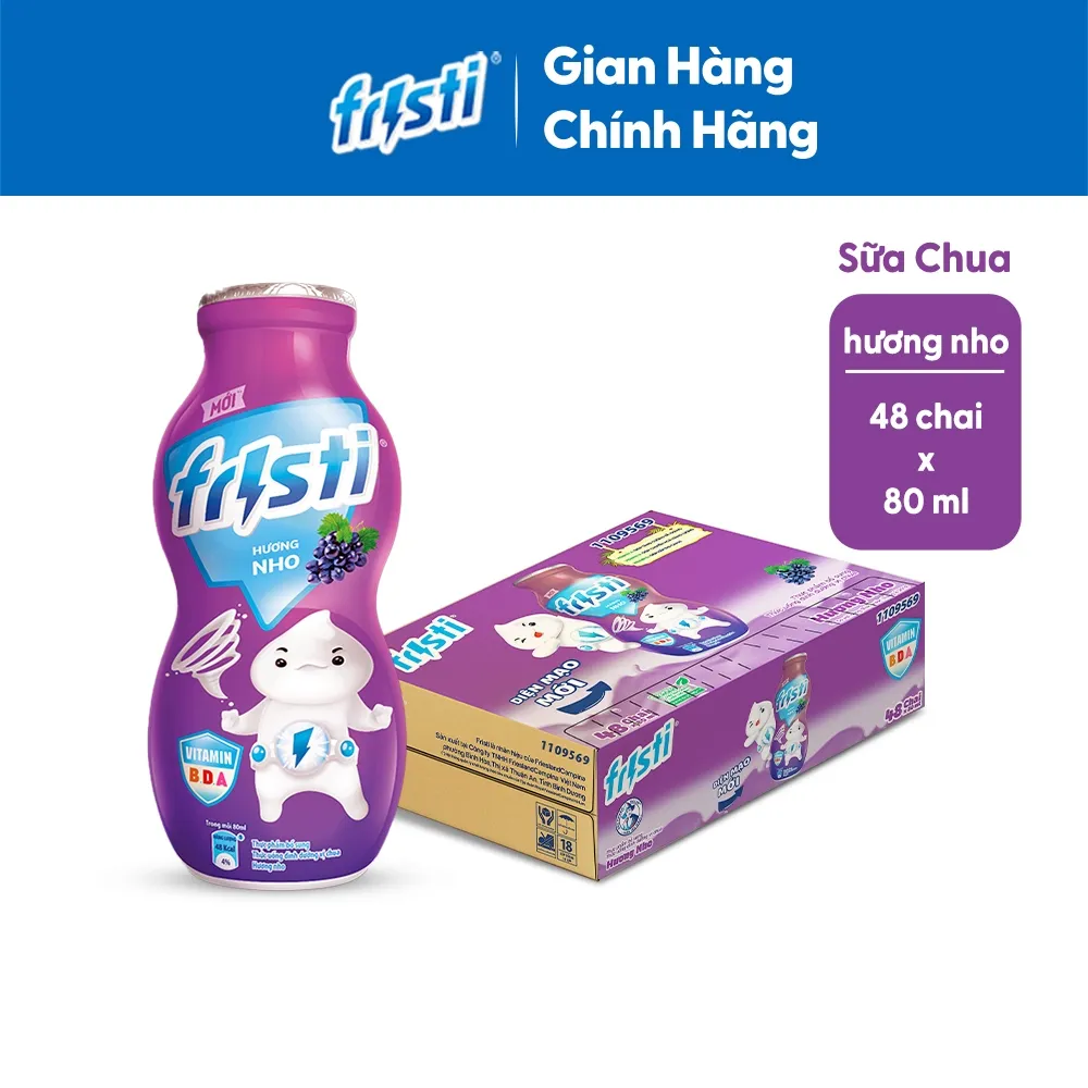 Ảnh Thùng Fristi Hương Nho 48x80ml 1
