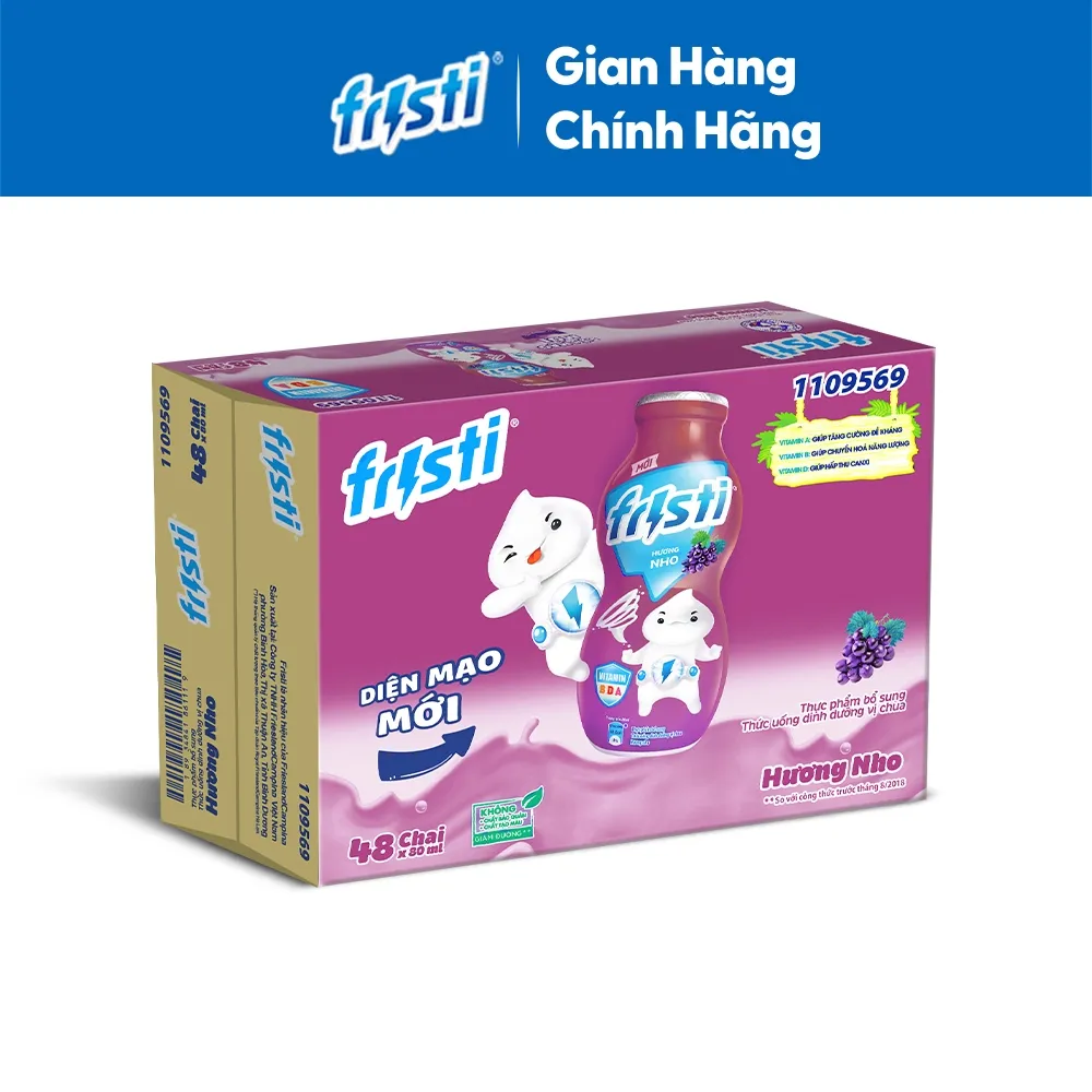 Ảnh Thùng Fristi Hương Nho 48x80ml 2