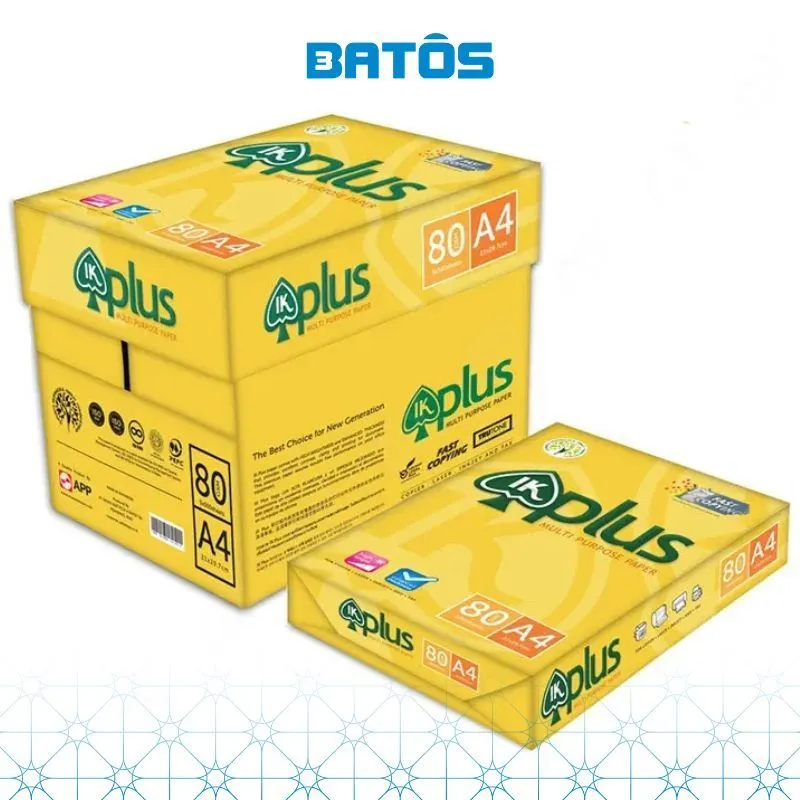 Ảnh Thùng Giấy A4 IK Plus 80gsm (5 reams), nhập khẩu từ Indonesia 2