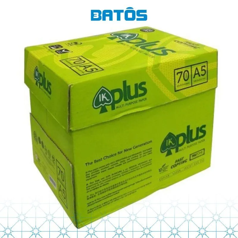 Ảnh Thùng Giấy A5 IK Plus 70gsm (10 reams), nhập khẩu từ Indonesia. 4