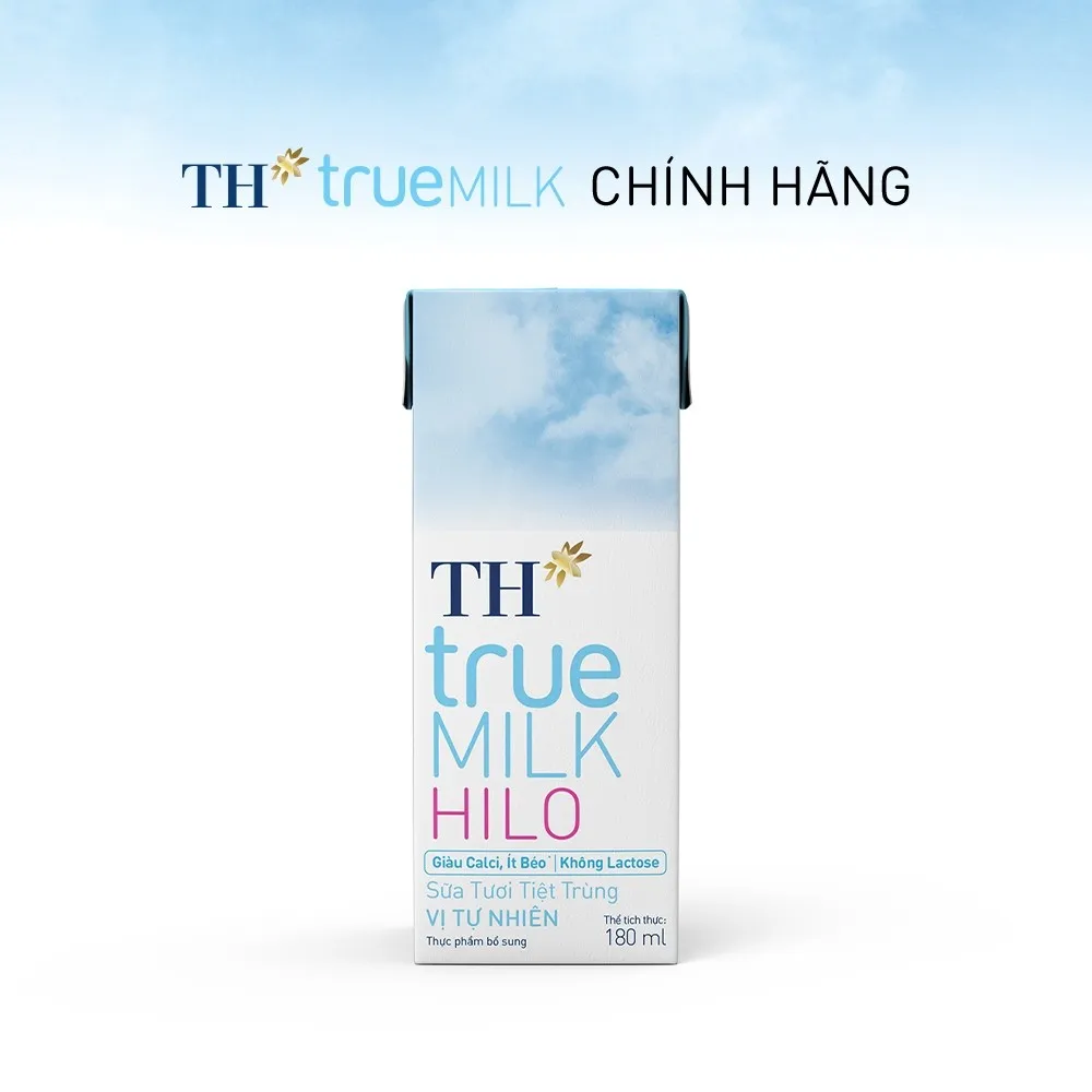 Ảnh Thùng sữa tươi tiệt trùng TH true Milk HILO 180ml x 48 hộp (backup) 2