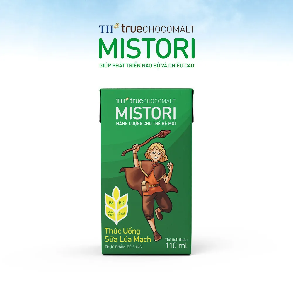 Ảnh Thùng thức uống sữa lúa mạch TH true CHOCOMALT MISTORI 110ml (48 Hộp) 4