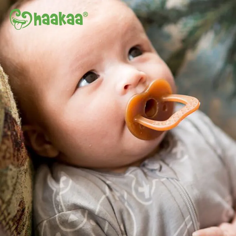 Ảnh Ti ngậm silicone Nanosilver Haakaa cho bé từ 3 tháng 2