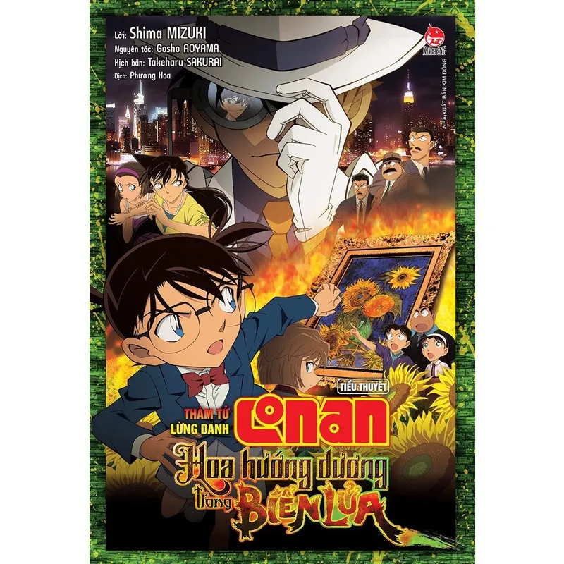 Ảnh Tiểu thuyết Conan - Ngôi sao 5 cánh, lá thư thách, tàu ngầm sắt màu đen,15 phút, cơn ác mộng đen, hoa hướng dương 4