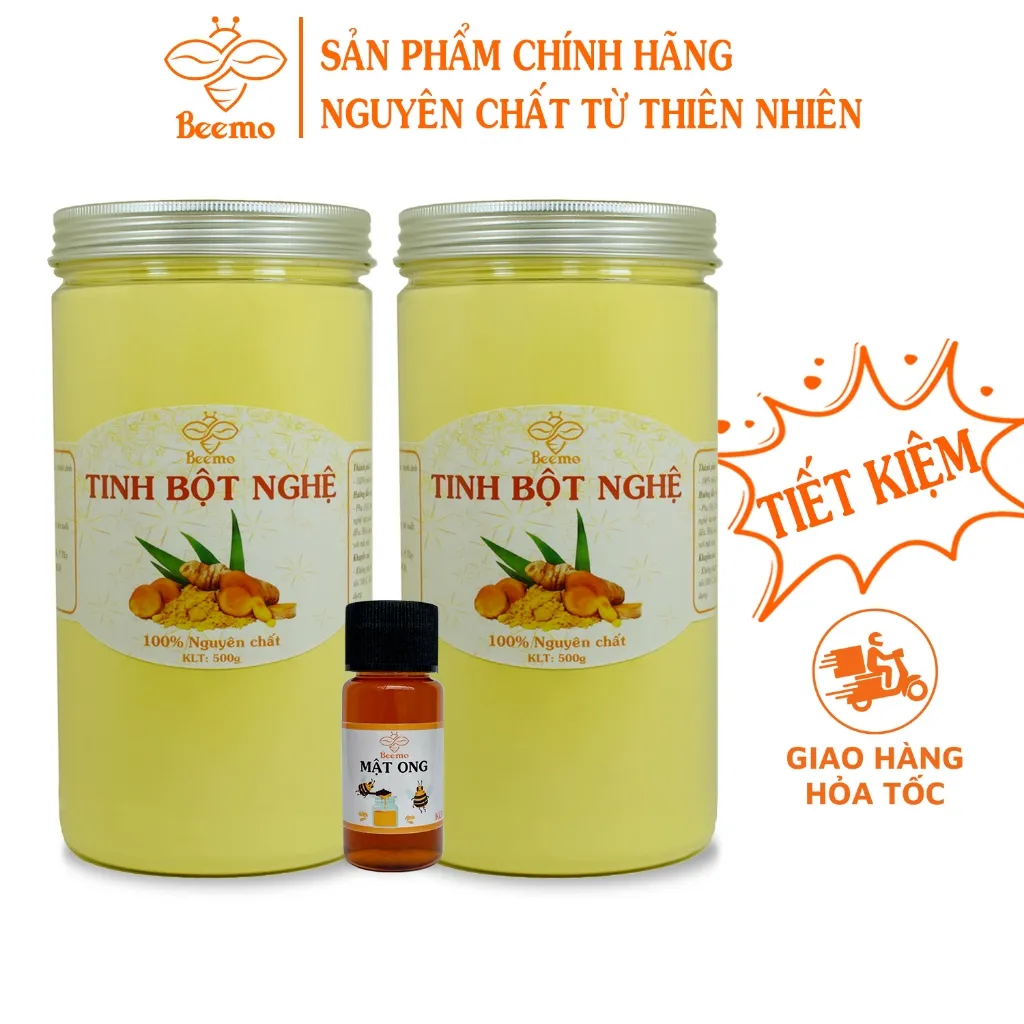 Ảnh Tinh bột nghệ nguyên chất Beemo 1Kg 1