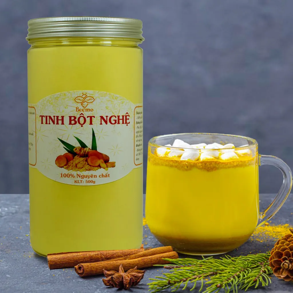 Ảnh Tinh bột nghệ nguyên chất Beemo 4