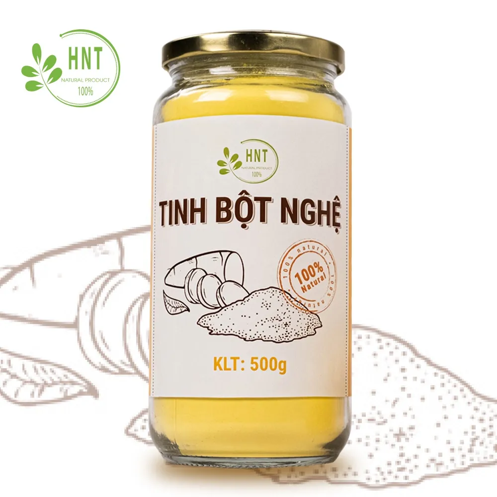 Ảnh Tinh bột nghệ nhiều curcumin HNT NATURAL PRODUCT TBN 500G 3
