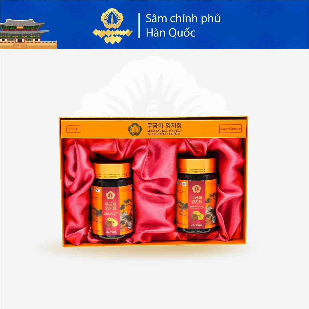 Ảnh Tinh Chất Cao Linh Chi Mugunghwa Premium Hộp 2 Lọ x 250G 2