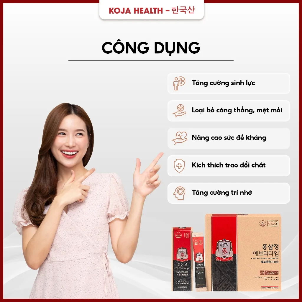 Ảnh Tinh Chất Hồng Sâm Hàn Quốc KGC Jung Kwan Jang Everytime Original 10ml x 30 gói 3