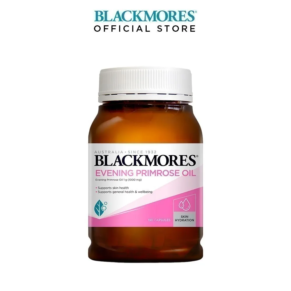 Ảnh Tinh Dầu Hoa Anh Thảo Hỗ Trợ Cân Bằng Nội Tiết Tố BLACKMORES Evening Primrose Oil Lọ 190 Viên 1
