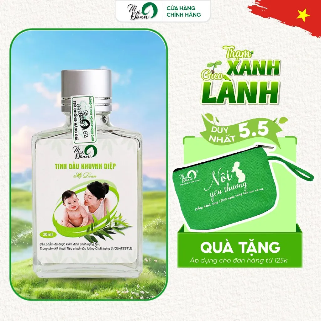 Ảnh Tinh dầu khuynh diệp cho bé Mệ Đoan giữ ấm phòng cảm lạnh giảm ho sổ mũi 30ml 1