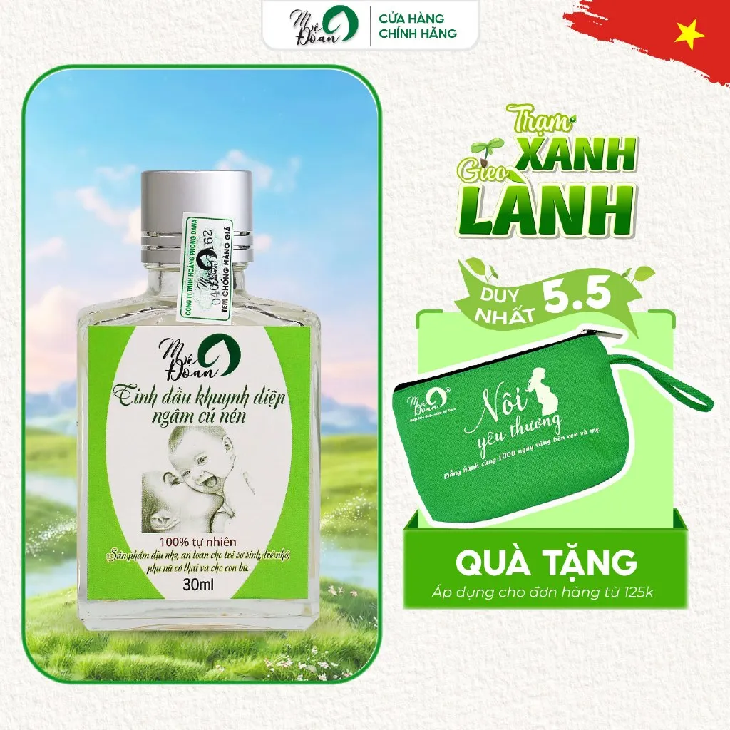 Đánh Giá Tinh Dầu Khuynh Diệp Củ Nén Mệ Đoan: Giữ Ấm, Kháng Khuẩn Cho Bé Hiệu Quả!