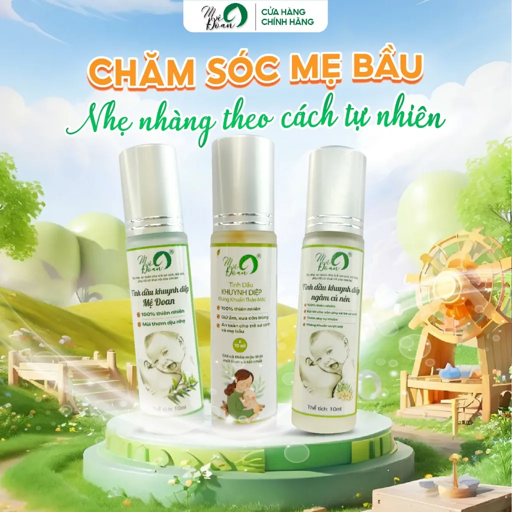 Ảnh - Tinh dầu khuynh diệp dạng bi lăn Đoan hỗ trợ giữ ấm, phòng cảm mạo, thiết kế nhỏ gọn tiện lợi dung tích 10ml 2