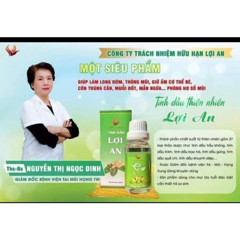 Ảnh Tinh Dầu Lợi An 20ml -Tinh dầu Lợi An Chính Hãng -Dầu Lợi An -Tinh Dầu Bôi Ho Cho Bé - Tinh Dầu Tràm 2