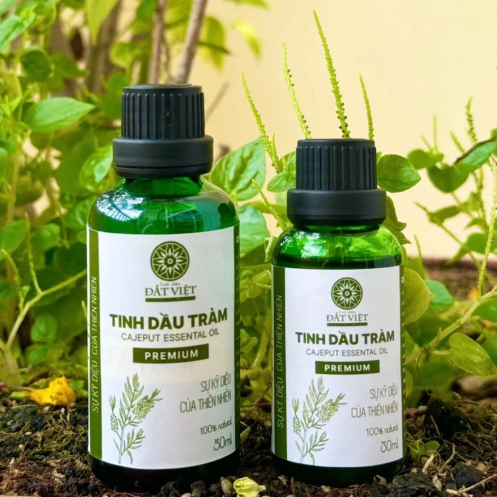 Ảnh Tinh dầu nguyên chất Đất Việt - Hương Tràm Huế, Sả chanh, bưởi, Bạc hà (4 mùi) 4