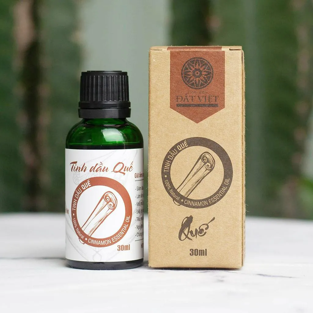 Ảnh Tinh dầu quế nguyên chất Đất Việt dung tích 10ml và 30ml - Xông phòng, đuổi muỗi, khử mùi, thư giãn 3